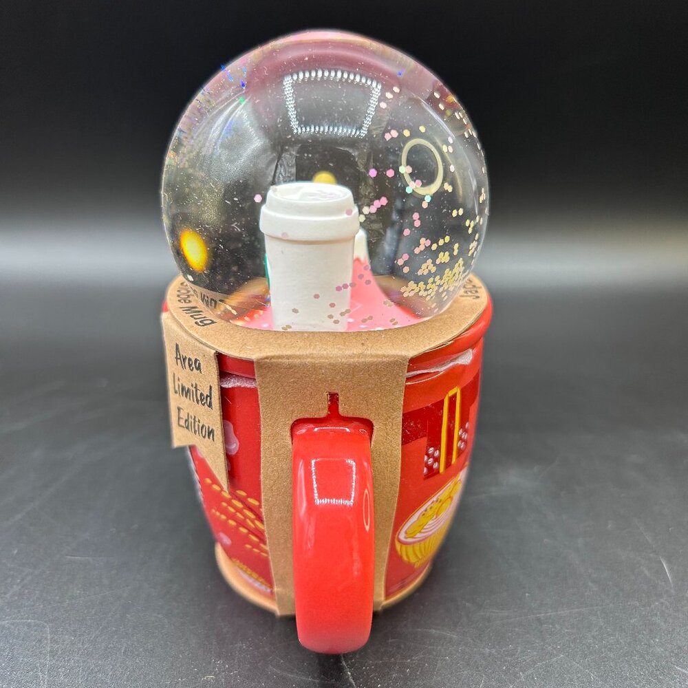 Starbucks Japan Snow Globe Mug 89mL Mt. Fuji Limited Edition New - Picture 5 of 11